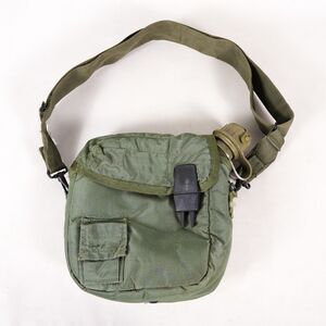 US Military 2 QT Collapsible Water Canteen Bladder Pouch Adjustable Strap Sling